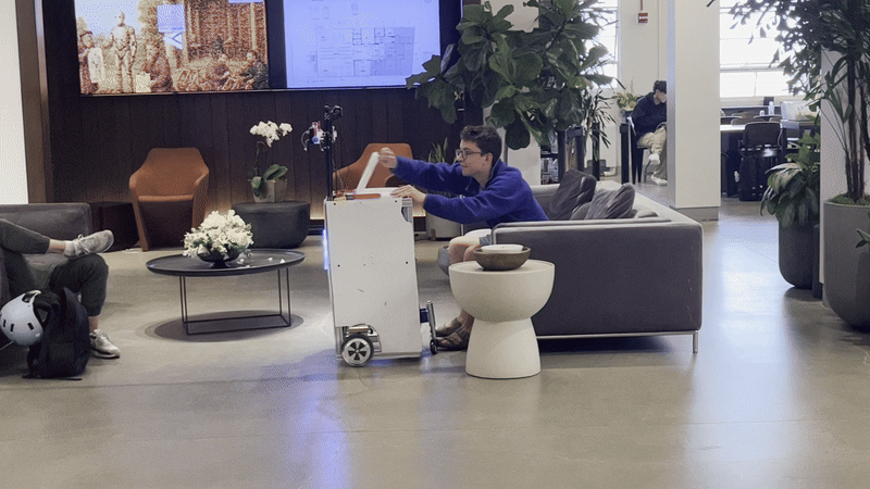 Smart delivery robot navigating complex environments