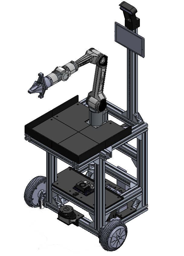 3E8 Robotics Service Robot Spinning